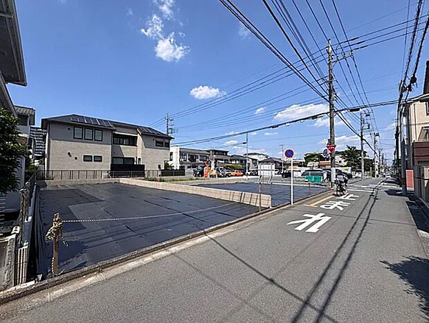 A区画(1)前面道路より撮影（2025年5月）