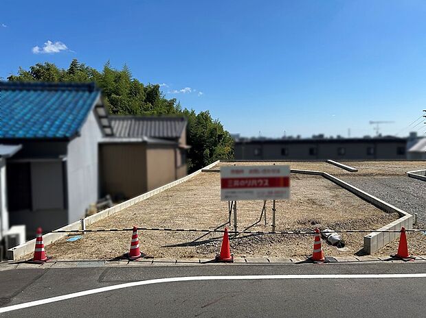 A区画現地写真（北側から撮影）