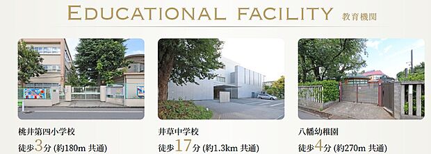 通園・通学先が身近にあるうれしさ。お子さまとの毎日に、ゆとりと家族で過ごす時間が生まれます。