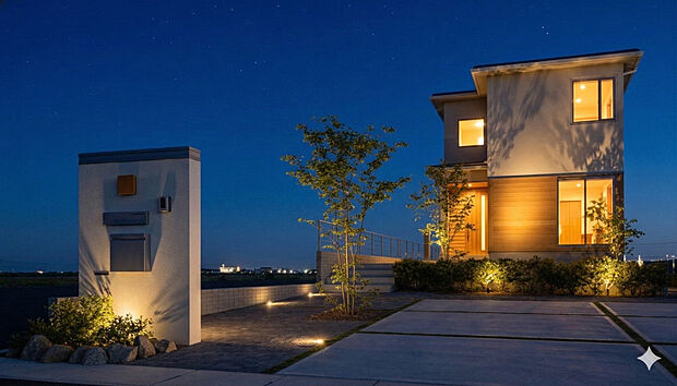 【1号地参考外観パース】外観はお客様が自由に決定できます。