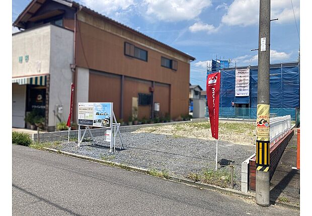 【C区画現地画像】南東側より撮影