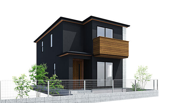 【A区画パース】建物価格3113万円(税込)建物面積96.76m2(29.26坪)※付帯工事費(屋外設備・地盤改良・基本外構)と設計料にて約680万円(税込)別途必要。※MOCX GARDEN仕様の金額です。※プランは一例です。