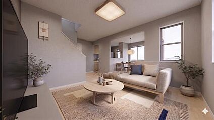 建物プラン例（パース・内観）