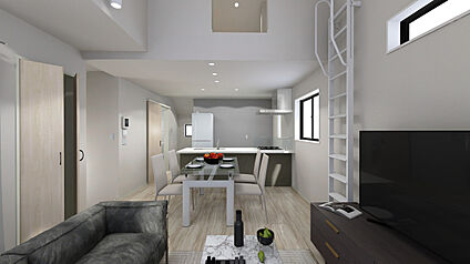 【内観パース/リビング】