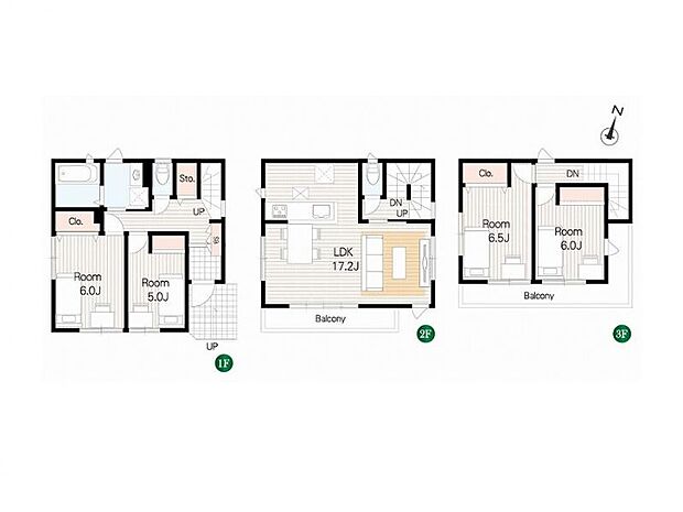 間取り図　資料請求や現地見学、お気軽にお問い合わせください。