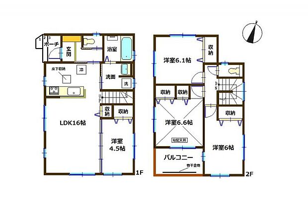 間取り図 資料請求や現地見学、お気軽にお問い合わせください。