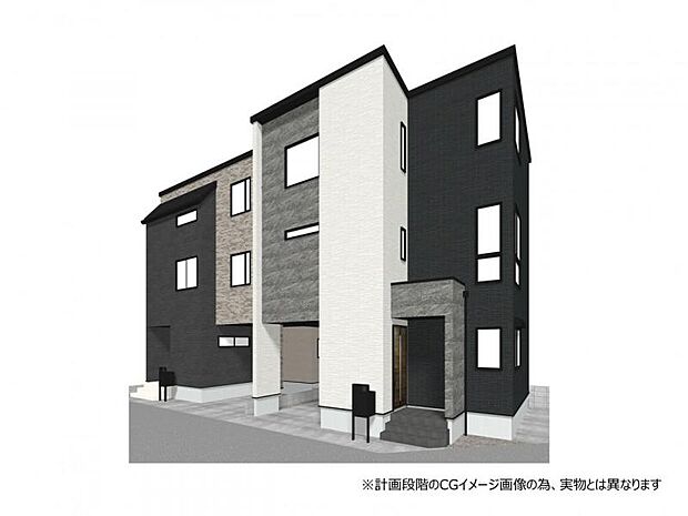 永大グループ施工住宅◆1棟1棟こだわりの詰まったスタイリッシュなデザインの住宅が誕生します!コモディイイダ×ベルクス徒歩5分圏!更に徒歩15分圏に買物施設充実している利便性良好なロケーション!
