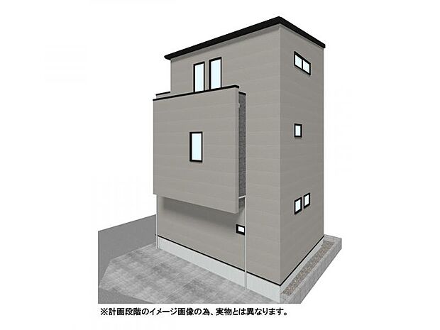 【外観イメージパース】ららぽーと富士見まで自転車9分！コンビニ＆ドラッグストア徒歩5分圏、スーパーも至近。休日のショッピングや日々のお買い物も便利にこなせる、生活利便性の高い住環境。