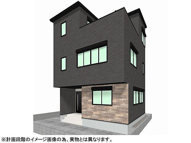シックな黒の装いにアクセントの木目が映える、スタイリッシュな新築3階建。レイクタウンや新三郷へ直結の武蔵野線「吉川」駅が生活圏。3180万円で叶う、設備充実の賢い住まい選び。