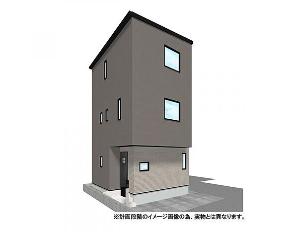 【外観イメージパース】ZEH水準&Low-Eガラス採用の省エネ住宅。高断熱で年中快適な暮らしを叶えます。さらに食洗機や浴室乾燥機など、日々の家事を支える最新設備も充実です。