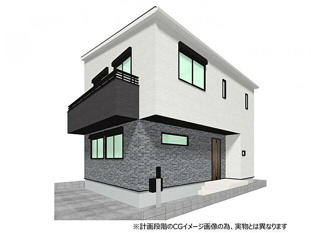 【外観イメージ】◆永大グループ施工住宅◆スタイリッシュなデザインの2階建てが誕生!川口駅徒歩12分!都心へのアクセスも良好!