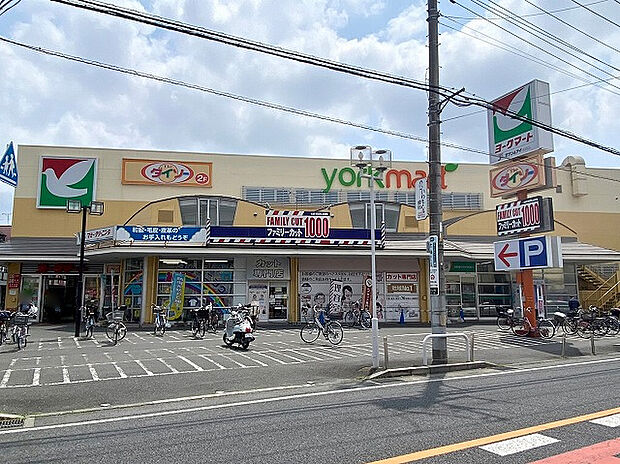 ヨークマート越谷赤山店(約760m)