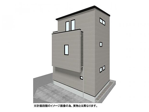 【【外観イメージパース】】ららぽーと富士見まで自転車9分！コンビニ＆ドラッグストア徒歩5分圏、スーパーも至近。休日のショッピングや日々のお買い物も便利にこなせる、生活利便性の高い住環境。