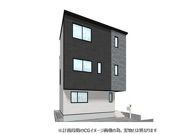 【外観完成イメージ】◆街並みに美しく映えるスタイリッシュなファサード!外壁は雨が汚れを流し落としてくれるセルフクリーニング機能採用!建物の美しさをたもちやすい!