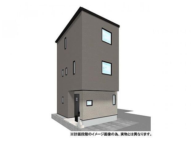 【【外観イメージパース】】ZEH水準&Low-Eガラス採用の省エネ住宅。高断熱で年中快適な暮らしを叶えます。さらに食洗機や浴室乾燥機など、日々の家事を支える最新設備も充実です。