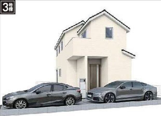 【外観】3号棟 完成イメージパース