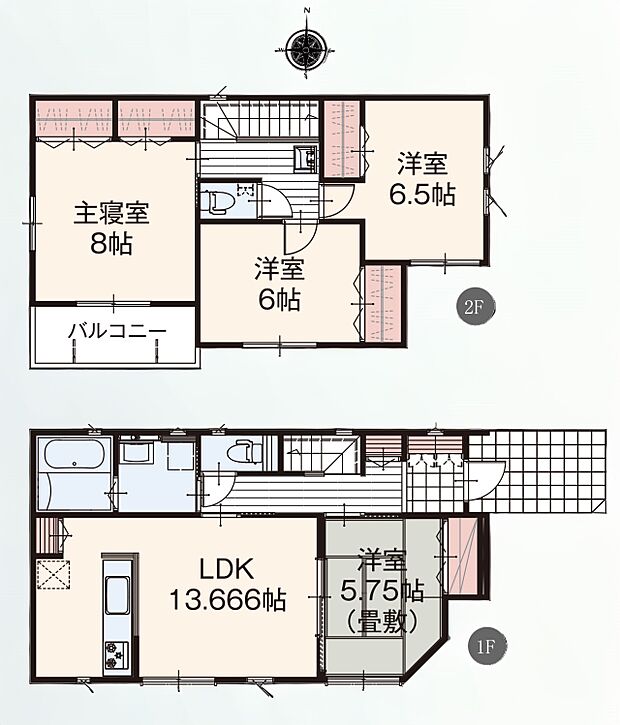 【4LDK】4LDK+カースペース2台可