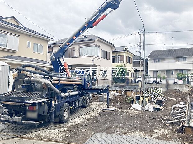 【現地外観写真】【販売現地】A号棟 建築工事が始まりました!2026年6月4日撮影