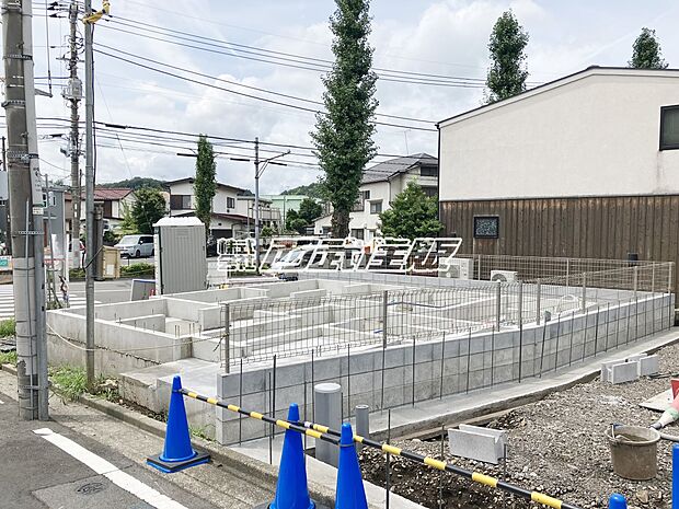 【現地外観写真】【販売現地】建築工事が始まりました!2026年8月17日撮影