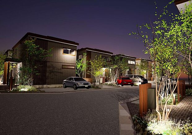 街並み完成イメージパース