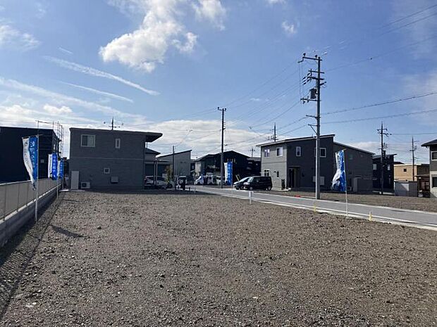 【現場写真】開放感のある広々とした分譲地です。(2024.1撮影)