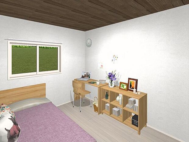 【【3-8号地　子供室】】【3-8号地　子供室】明るく勉強がはかどりそうな子供室です。※イメージです。