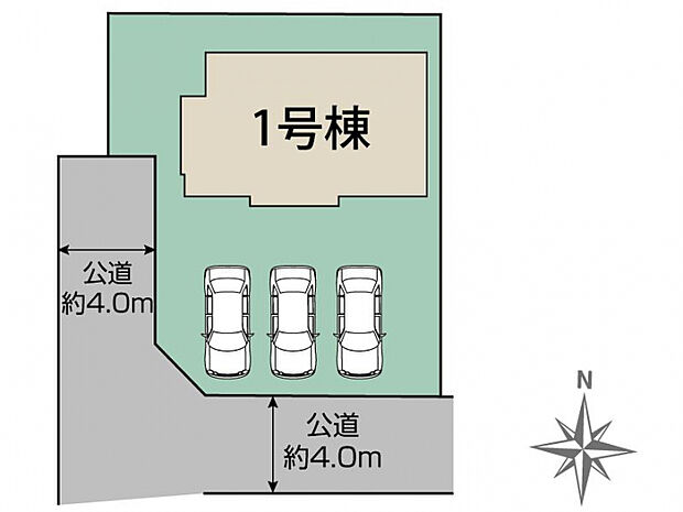 愛西市須依町大正2期1棟 区画図