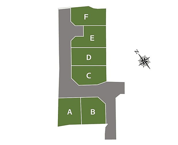 【SmileTown平岡小学校前10】敷地面積約45坪~47坪超!角地を含む全6区画の新街区です。ゆとりある敷地を活かし、幅広いプランニングが可能!前面道路は約5m~6m幅あり、車庫入れがスムーズに◎