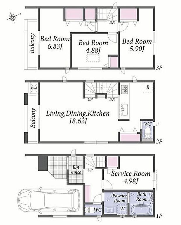 ＪＲ「北鎌倉」駅まで1360m