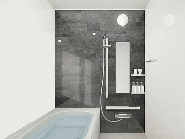 【暖房乾燥機付き換気扇】乾燥・換気・暖房・冷房ができる多機能機器。洗濯物を浴室内に干して乾かすことができます。カビやダニを防ぎ、室内の空気を清潔に保ちます。