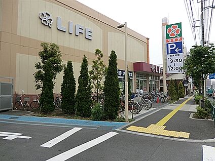 ライフ大森中店 506m