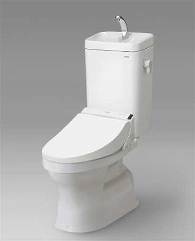 【LIXIL「ファミロック」】ドアのボタンを押してカードキーをかざすと、上下2つのカギが自動で施解錠する、2アクションスタイルです。※ドア、ハンドルカラー、形状は実際の仕様と異なる場合がございます。