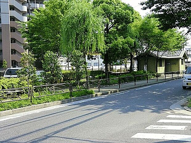 曳舟川親水公園(約528m)