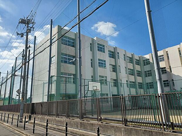 大阪市立阿倍野中学校(約1,027m)