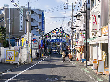 六角橋商店街 1384m