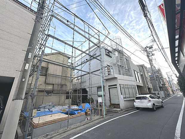 【現地写真】都心ながら落ち着いた住環境