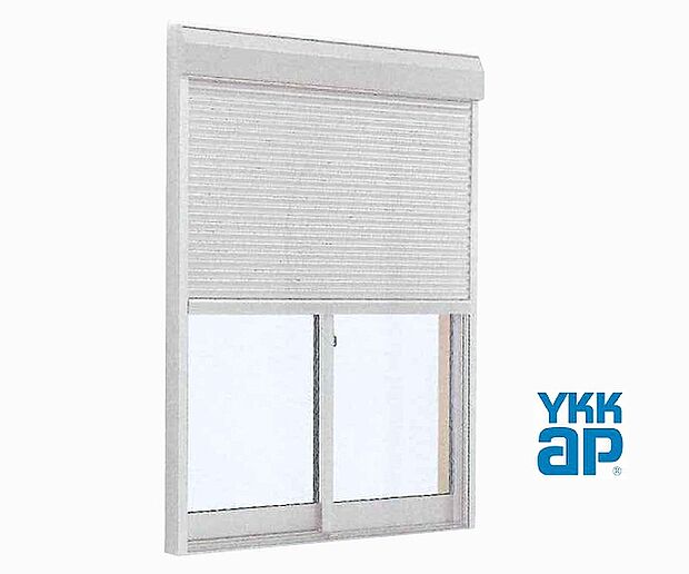 【【YKK ap】電動シャッター】室内からサッシを閉めたまま、ワンタッチ操作。夏の冷気や冬の暖気を室内から外に逃がしません。 [1階掃出しサッシに装備] ※号地により異なります。
