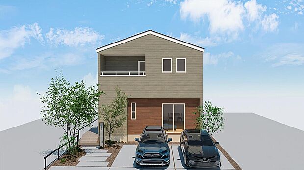 【No.2】完成予想外観(※画像はイメージです。実際のものとは多少異なる場合がございます。)