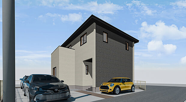 【No.1】完成予想外観(※画像はイメージです。実際のものとは多少異なる場合がございます。)