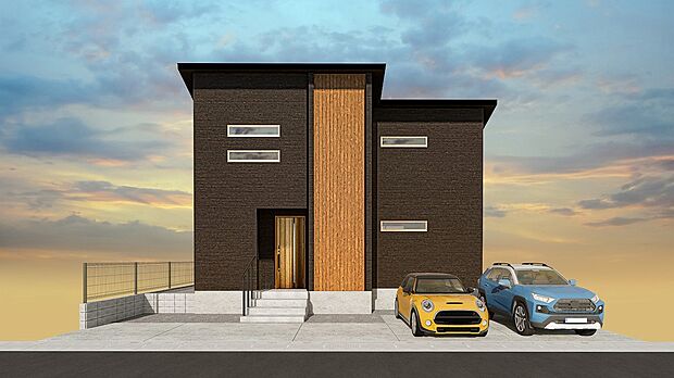 【No.2】完成予想外観(※画像はイメージです。実際のものとは多少異なる場合がございます。)