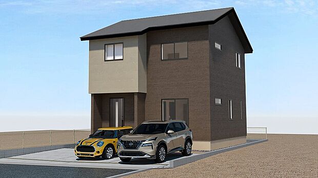 【No.2】完成予想外観(※画像はイメージです。実際のものとは多少異なる場合がございます。)