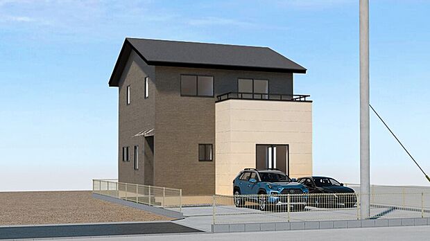 【No.3】完成予想外観(※画像はイメージです。実際のものとは多少異なる場合がございます。)