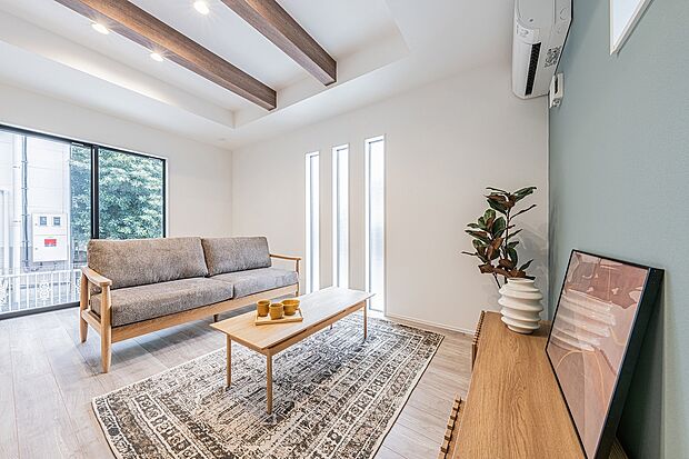 【【No.2】リビング】インテリアコーディネーターが選定した家具付きで販売中♪