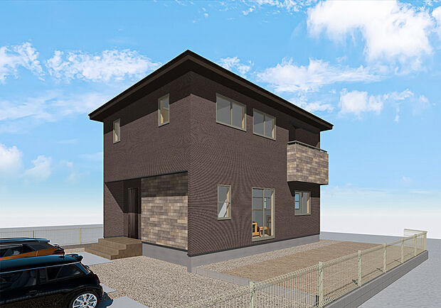 【【No.2】完成予想外観】完成予想外観(※画像はイメージです。実際のものとは多少異なる場合がございます。)