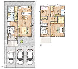 ・LDKは広々17.8帖。住まい全体にゆとりがあり、落ち着いた暮らしがかないます。
・Iotデバイスを標準搭載！快適で安心に暮らすことができます。
・プロがコーディネートした家具付きで、新生活をすぐに始められます。 