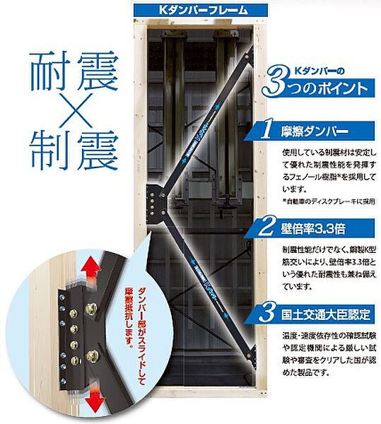 【Kダンパー】大切なお家を陰で支えます！