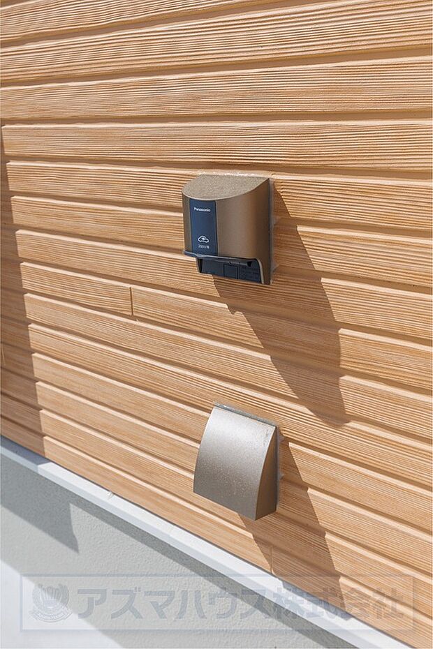 【【EVコンセント】】電気自動車用のコンセントも備えております。環境に優しいEV車へのお乗り換えも安心。(1号地)