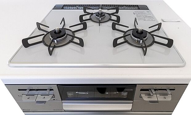 【【キッチンコンロ】】耐久性・耐熱性に優れたガラストップコンロ!汚れたらサッとひと拭きでお手入れ完了!(同仕様写真)