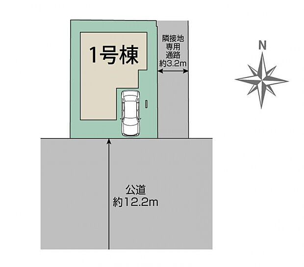 伊丹市御願塚7丁目区画図
