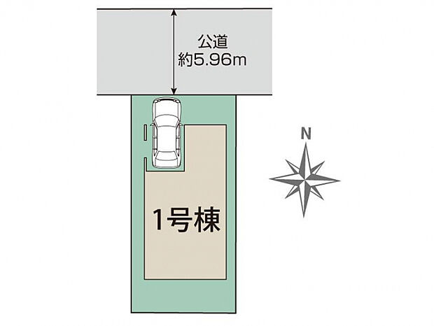 宝塚市安倉中4丁目 区画図